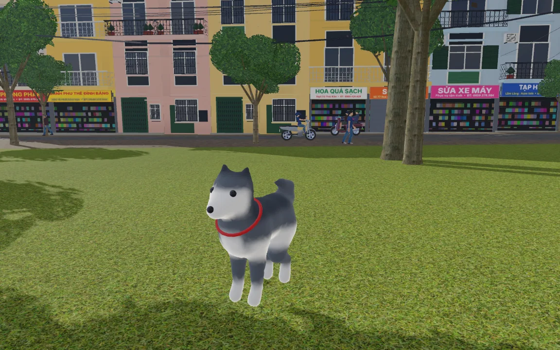 Chó Husky trong game